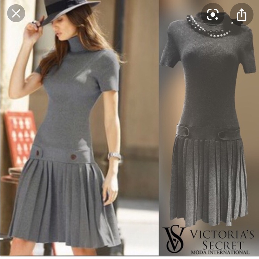 Victoria’s Secret Moda Int  pleated sweater dress